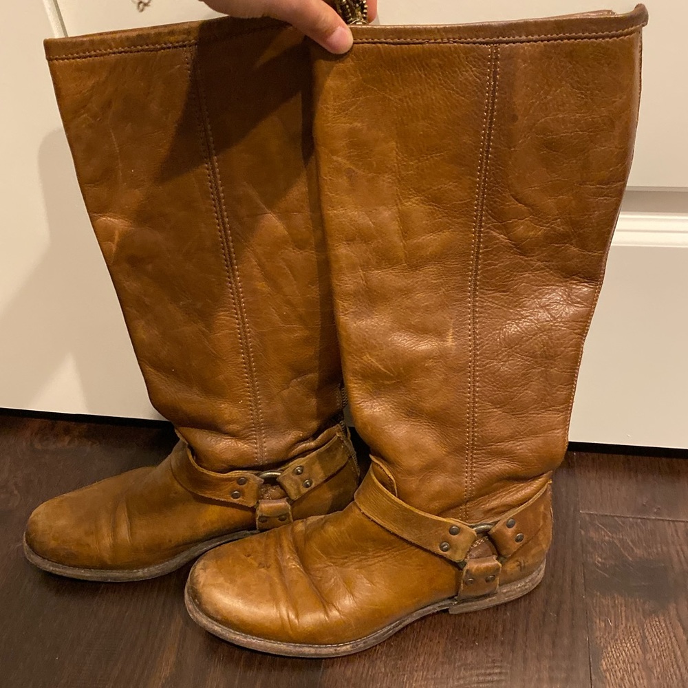 Frye Phillip Harness Boots Size: 9.5